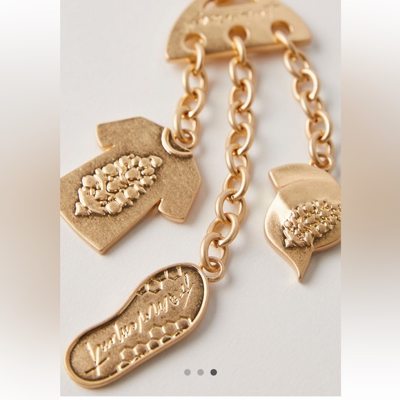 Free People Accessories - Free People Three Charm Keyring
